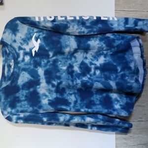 Hollister long sleeve tie dye xs